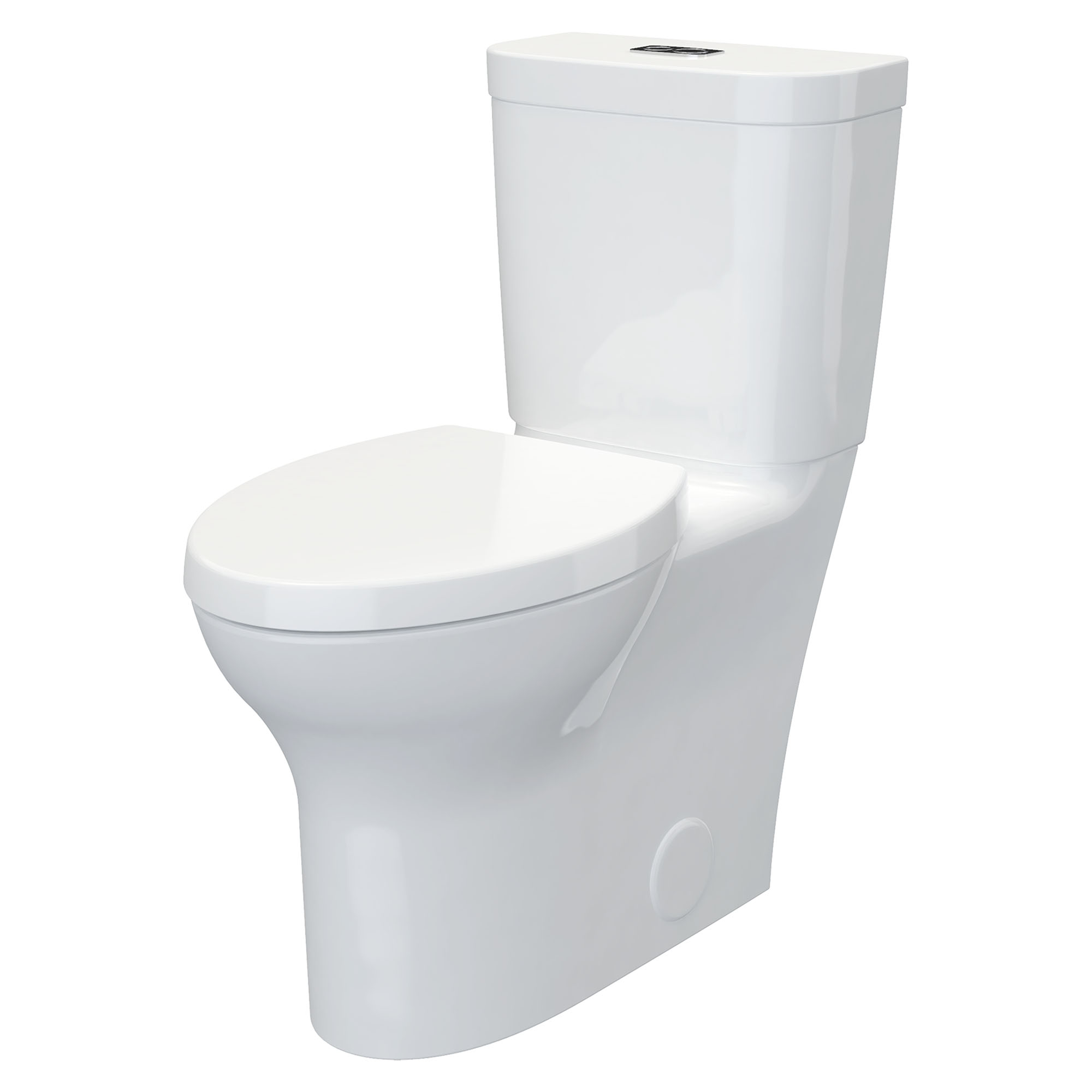Equility Two-Piece Dual Flush Chair Height Elongated Toilet with Seat